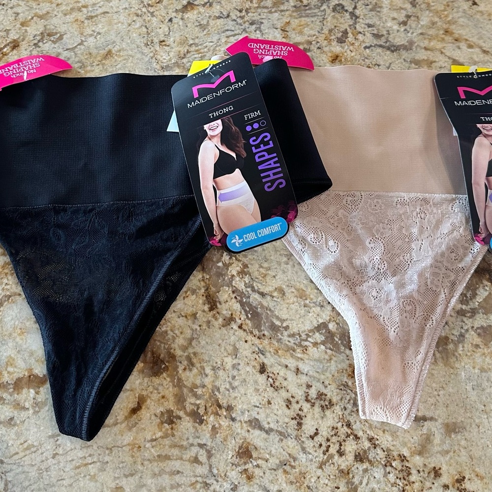 Maidenform Lace Thong Shapewear Size M